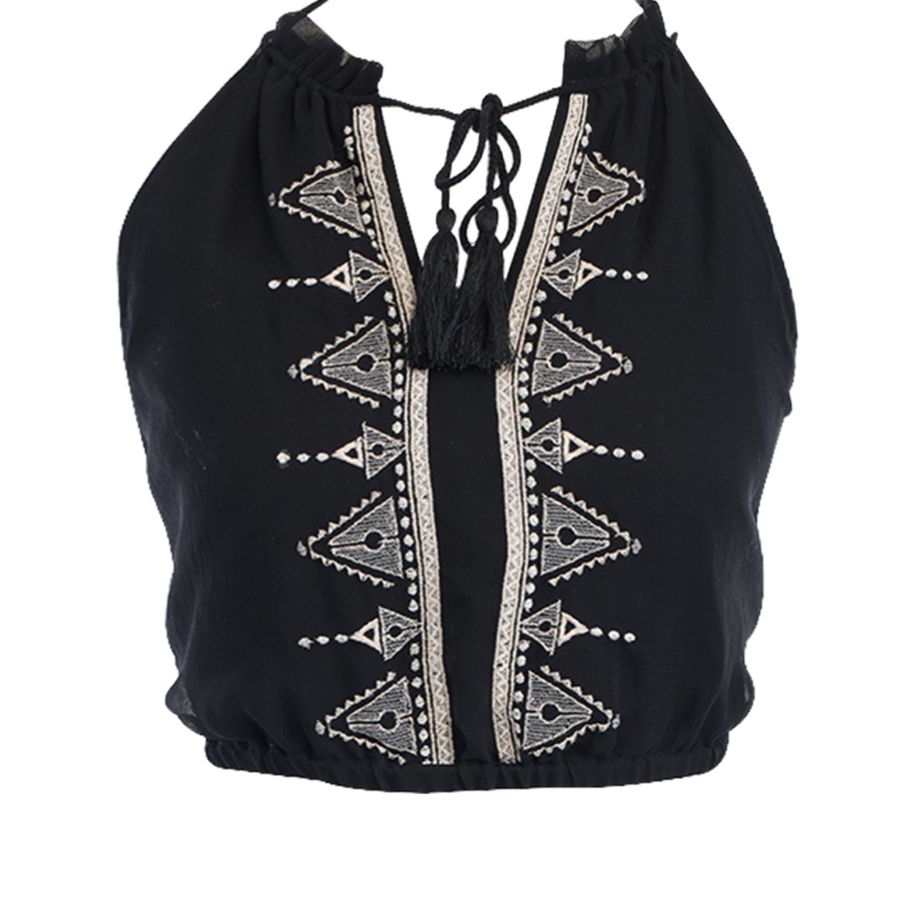 House Of Harlow || Goddard Aztec Crop Top